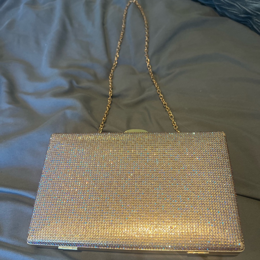 Elegant Gold Evening Clutch